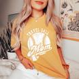 Travel Ball Mom Vintage Softball Mom Baseball Mom Women's Oversized Comfort T-Shirt Mustard