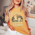Vintage Sayings Save A Horse Ride A Cousin Women's Oversized Comfort T-Shirt Mustard