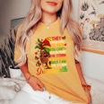 Junenth Black Girl Black Freedom 1865 History Month Women's Oversized Comfort T-Shirt Yam