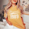 Vintage 1989 Original Parts 35Th Birthday Women's Oversized Comfort T-Shirt Yam