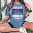 This Is My Armenian Costume For Vintage Armenian Women's Oversized Comfort T-Shirt Blue Jean