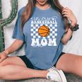 In My Basketball Mom Era Mother's Day Women's Oversized Comfort T-Shirt Blue Jean