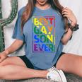 Best Gay Son Ever Lgbt Pride Rainbow Flag Family Outfit Love Women's Oversized Comfort T-Shirt Blue Jean