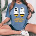 Boo Bees Don't Be Afraid Of My Boo Bees For Women Women's Oversized Comfort T-Shirt Blue Jean