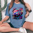 Foxbody Foxbody Nation Foxbody Stang Car Enthusiast Women's Oversized Comfort T-Shirt Blue Jean