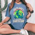 Go Planet Its Your Earth Day Retro Vintage For Men Women's Oversized Comfort T-Shirt Blue Jean