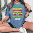 Jamaican Travel Vacation Trip Outfit To Jamaica Women Women's Oversized Comfort T-Shirt Blue Jean