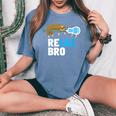 Relax Bro Lacrosse Lax Sloth Women's Oversized Comfort T-Shirt Blue Jean