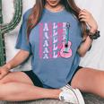 Vintage First Name Taylor Groovy First Name Personalized Women's Oversized Comfort T-Shirt Blue Jean