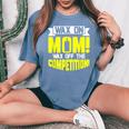 Wax On Mom Wax Off The Competition Candle Maker Mom Women's Oversized Comfort T-Shirt Blue Jean