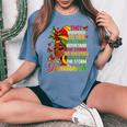 Junenth Black Girl Black Freedom 1865 History Month Women's Oversized Comfort T-Shirt Mustard