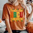 4Th Grade Today Hbcu Tomorrow Historical Black Women's Oversized Comfort T-Shirt Crimson