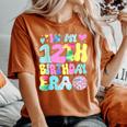 In My 12Th Birthday Era 12 Years Old Girls 12Th Birthday Women's Oversized Comfort T-Shirt Yam