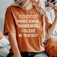 2024 Elementary School Graduation 6Th Grade Graduate Women's Oversized Comfort T-Shirt Yam