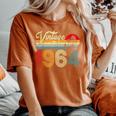 60 Years Old Vintage 1964 60Th Birthday Retro Women's Oversized Comfort T-Shirt Yam