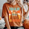This Is My 70S Costume Groovy Hippie Theme Party Outfit Men Women's Oversized Comfort T-Shirt Yam