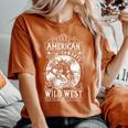 American Cowboys Vintage Graphic Wild West Cowboys Women's Oversized Comfort T-Shirt Yam