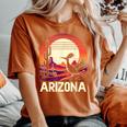 Arizona Roadrunner State Of Arizona Cactus Women's Oversized Comfort T-Shirt Yam