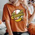 Banana Baseball Lover Cool Game For Kawaii Women's Oversized Comfort T-Shirt Yam