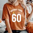 Birthday Twins 60Th 60 Years Old Brother Sister Twin Family Women's Oversized Comfort T-Shirt Yam