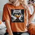 Black Aesthetic Dino Nuggets Death Metal Music Chicken Nugs Women's Oversized Comfort T-Shirt Yam