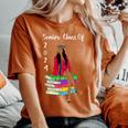 Black Girl Graduation Senior Class Of 2024 Graduate Women Women's Oversized Comfort T-Shirt Yam