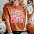 Blessed To Be Called Mom Mother's Day Groovy Women's Oversized Comfort T-Shirt Yam