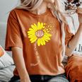 Blessed To Be Called Nana Happy Sunflower Family Women's Oversized Comfort T-Shirt Yam