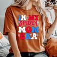 Boy Mama Groovy Mama And Daddy Spidey Mom In My Mom Era Women's Oversized Comfort T-Shirt Yam