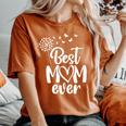 Butterflies Best Mom Ever From Daughter Son On Mother's Day Women's Oversized Comfort T-Shirt Yam
