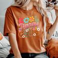 Cool Paras Club Groovy Paraprofessional Paraeducator Women's Oversized Comfort T-Shirt Yam Cool Paras Club Groovy Paraprofessional Paraeducator Women's Oversized Comfort T-Shirt Yam