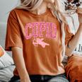 Cupid University Cute Women's N Girl Valentine's Day Women's Oversized Comfort T-Shirt Yam