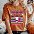 Cute Serape Western Country Cowgirl Texas Rodeo Girls Women's Oversized Comfort T-Shirt Yam