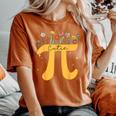 Cutie Pi Wildflower Flower Pi Day Girls Math Lover Women's Oversized Comfort T-Shirt Yam