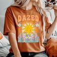 Dazed And Engaged Wildflower Bachelorette Party Matching Women's Oversized Comfort T-Shirt Yam