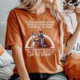 The Devil Whispered In My Ear Christian Jesus Bible Quote Women's Oversized Comfort T-Shirt Yam