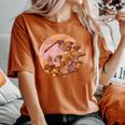 Dragonfly And Mushrooms Cottage Core Women's Oversized Comfort T-Shirt Yam