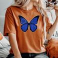 European Union Butterfly Pride European Union Flag Eu Women's Oversized Comfort T-Shirt Yam