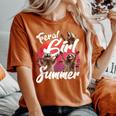 Feral Girl Summer Vintage Feral Girl Summer Raccoon Women's Oversized Comfort T-Shirt Yam