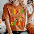 Fiesta Squad Cinco De Mayo 2024 Mexican Party Women Women's Oversized Comfort T-Shirt Yam