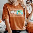 First Speech Then Beach I Am Earning A Summer Break Teacher Women's Oversized Comfort T-Shirt Yam
