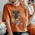 Dragon Read Books Be Kind Stay Weird Book Lover Women's Oversized Comfort T-Shirt Yam