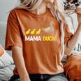 Duck Lover Mama Duck Ducks Women's Oversized Comfort T-Shirt Yam