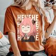 Emotion Smile Hi A Cute Girl For Family Holidays Women's Oversized Comfort T-Shirt Yam