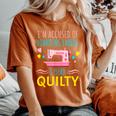 Quilting Quilt Sewing Craft Pun Women Women's Oversized Comfort T-Shirt Yam