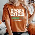 Future Bride 2023 Loading Wedding Woman Bachelorette Party Women's Oversized Comfort T-Shirt Yam