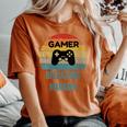 Gamer Operations Manager Vintage 60S 70S Gaming Women's Oversized Comfort T-Shirt Yam