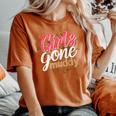 Girls Gone Muddy Mud Run Outfit For Mud Run Team Women's Oversized Comfort T-Shirt Yam