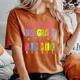 Goodbye 3Rd Grade Hello Summer Last Day Of School Graduation Women's Oversized Comfort T-Shirt Yam