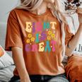 Groovy Eight Is Great 8Th Awesome Birthday Party Girl Boy Women's Oversized Comfort T-Shirt Yam